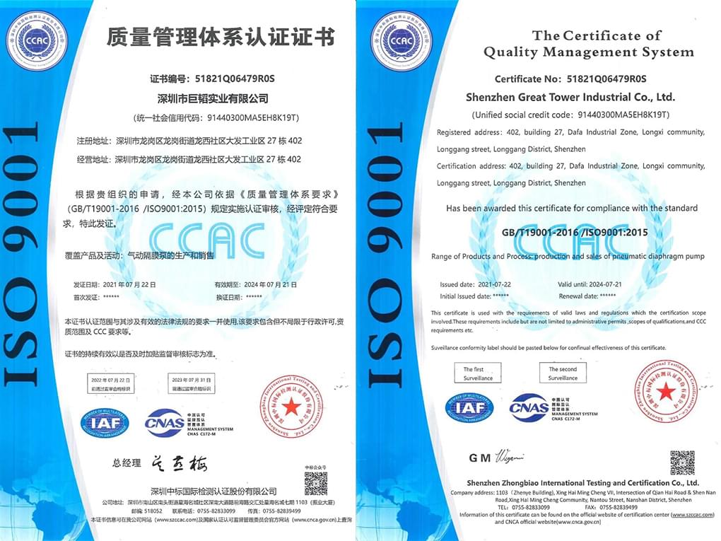 ISO9001:2015質(zhì)量管理體系認證